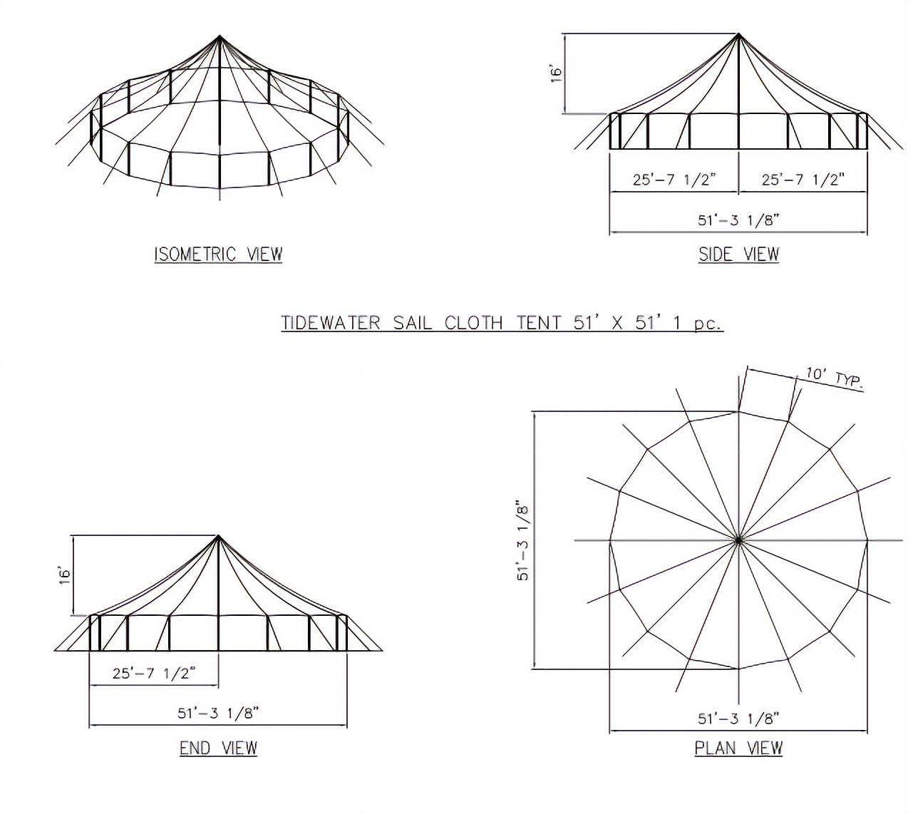 5151 Tide Water Sailcloth Tent Show Aloha Productions